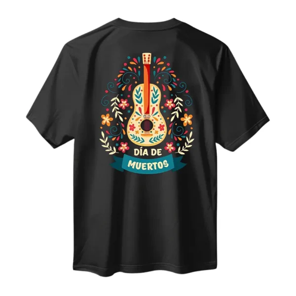 Playera Dia de Muertos Guitarra