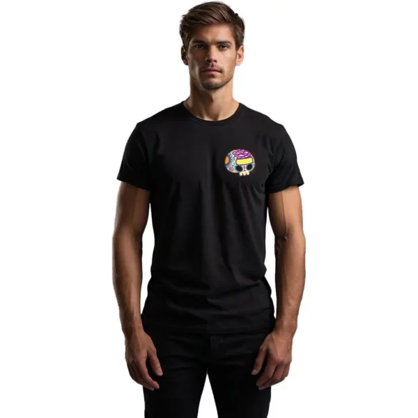 Playera Dia de Muertos Guitarra Hombre Frente