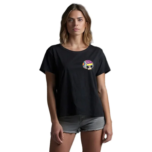 Playera Dia de Muertos Guitarra Mujer Frente
