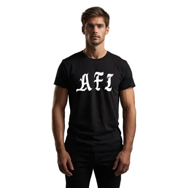 Playera AFI Logo Letras Hombre
