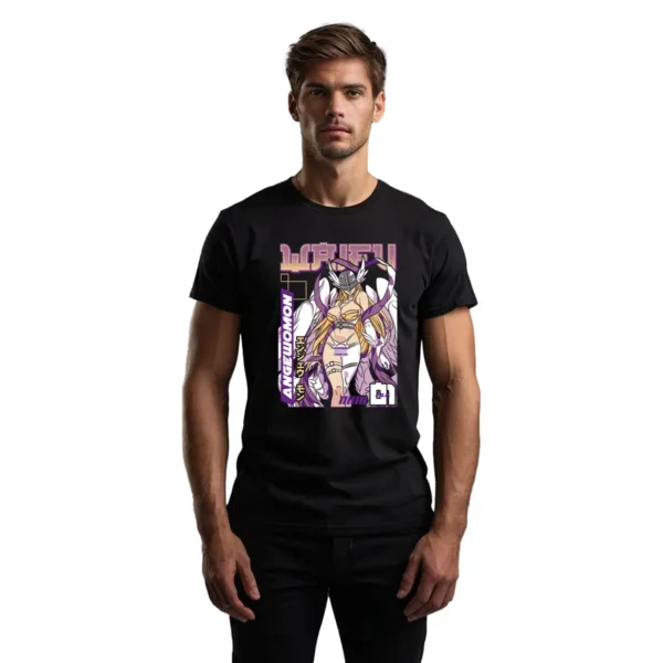 Playera Angewomon Digimon Hombre