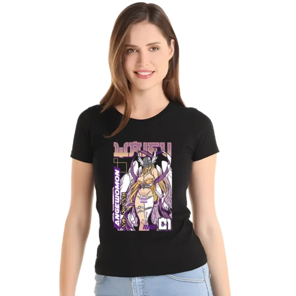 Playera Angewomon Digimon Mujer