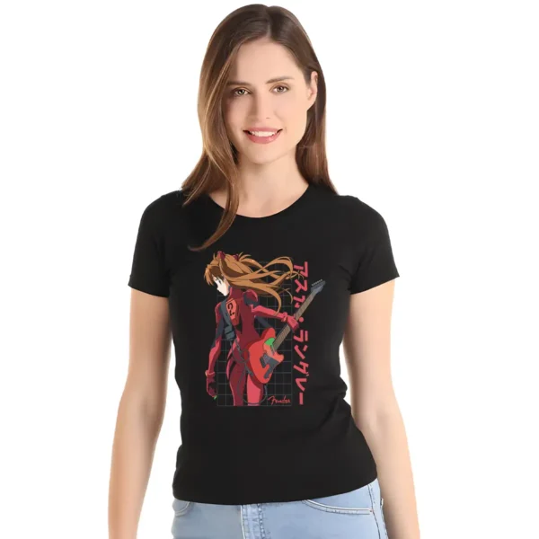 Playera Asuka Fender Evangelion Mujer