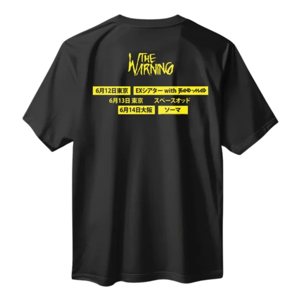 Playera The Warning Japan 2024 Espalda