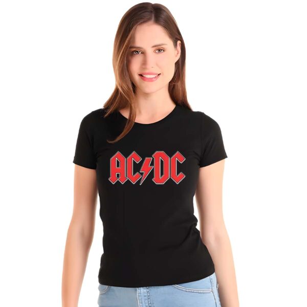 Playera AC DC Mujer