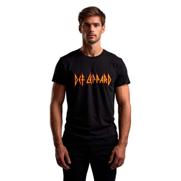 Playera Def Leppard Logo Hombre