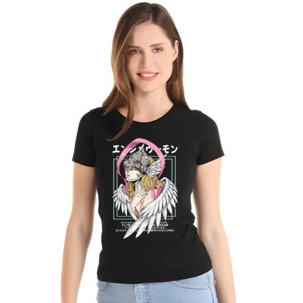 Playera Digimon Angewomon Cara Mujer