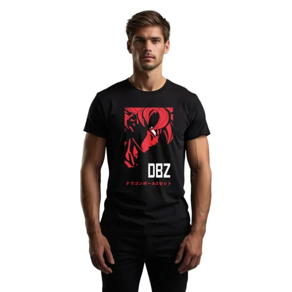 Playera Dragon Ball Goku Rojo Hombre