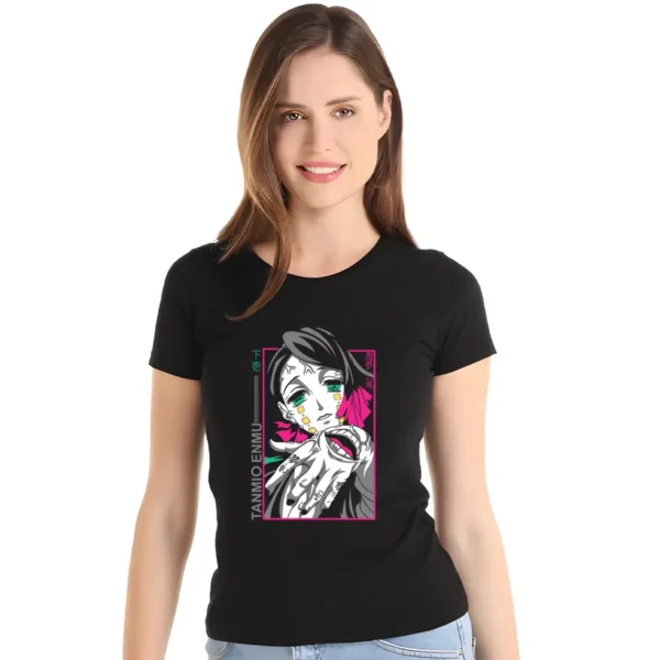 Playera Enmu Demon Slayer Mujer