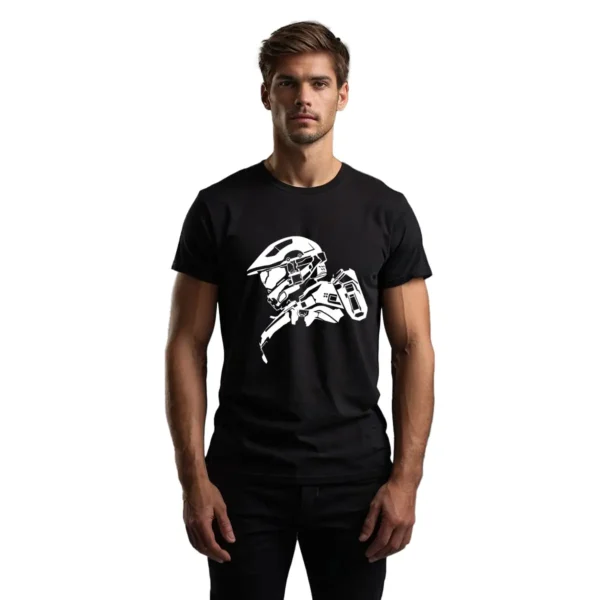 Playera Halo Master Chief Casco Hombre
