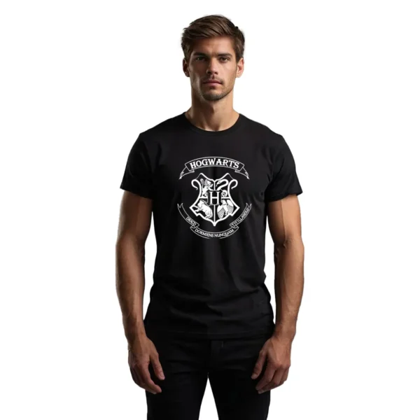 Playera Harry Potter Hogwarts Hombre