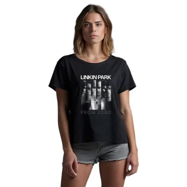 Playera Linkin Park Caras From Zero Mujer