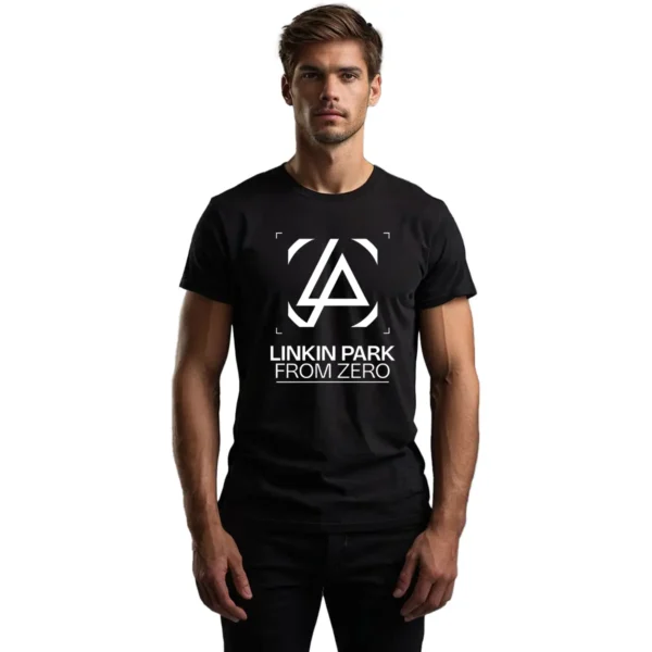 Playera Linkin Park From Zero Logo Hombre