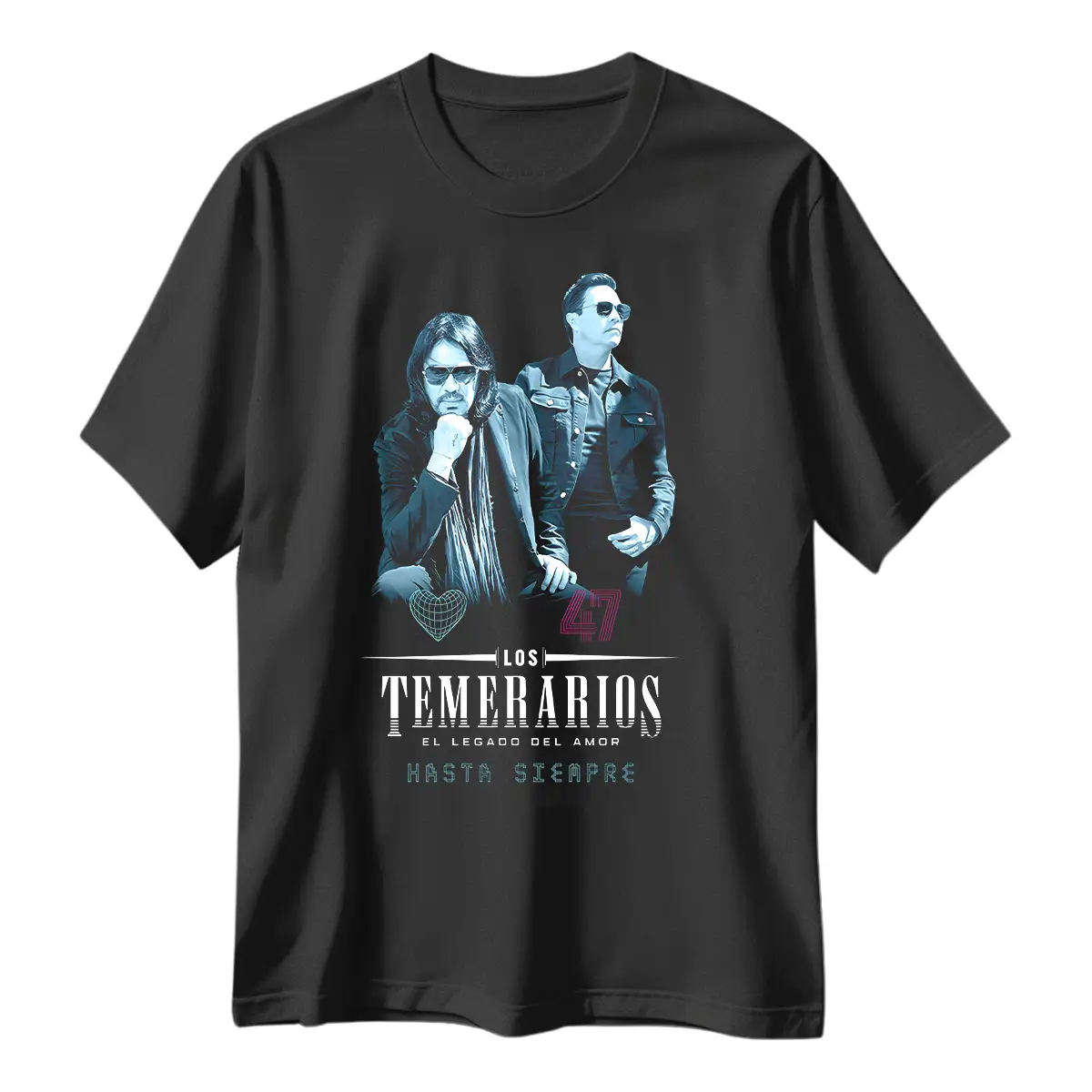 Playera Los Temerarios Hasta Siempre