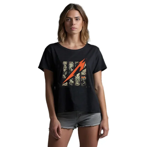 Playera Metallica Fifth Member Mujer