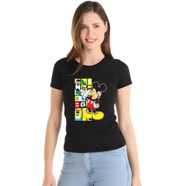Playera Mickey Amigos Mujer