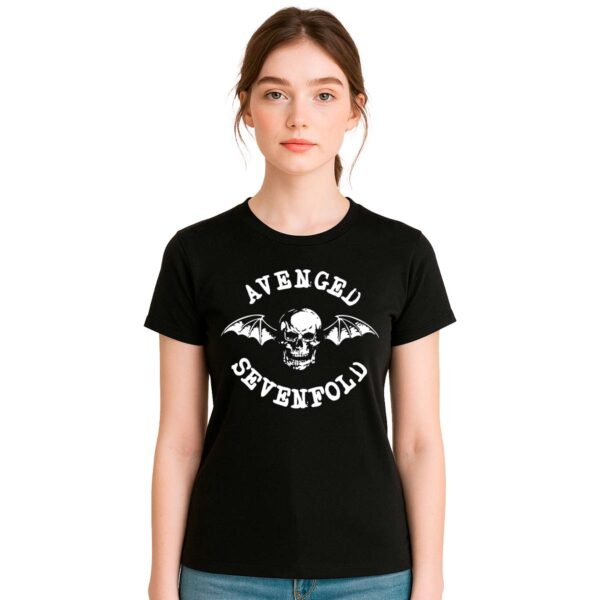 Playera Avenged Sevenfold Logo 2 Mujer