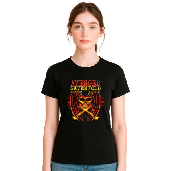 Playera Avenged Sevenfold Skull Mujer