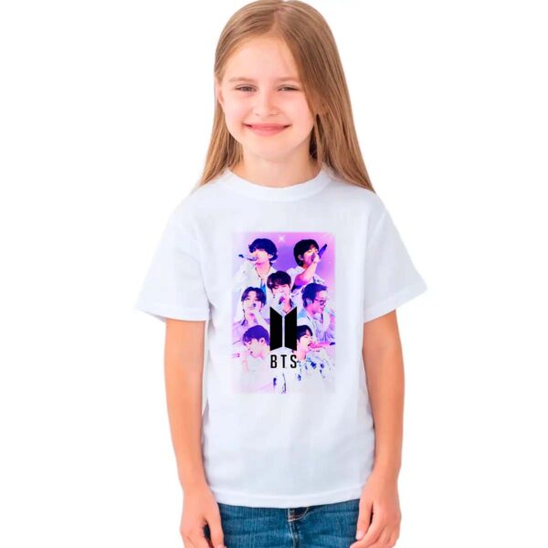 Playera BTS Poster Niña