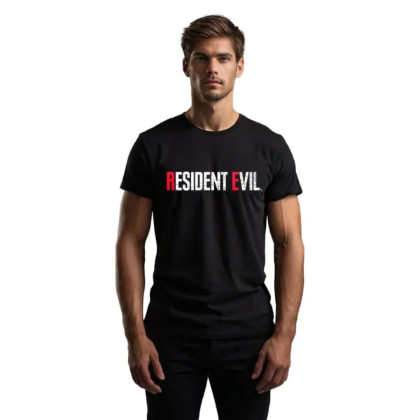 Playera Resident Evil Logo Hombre