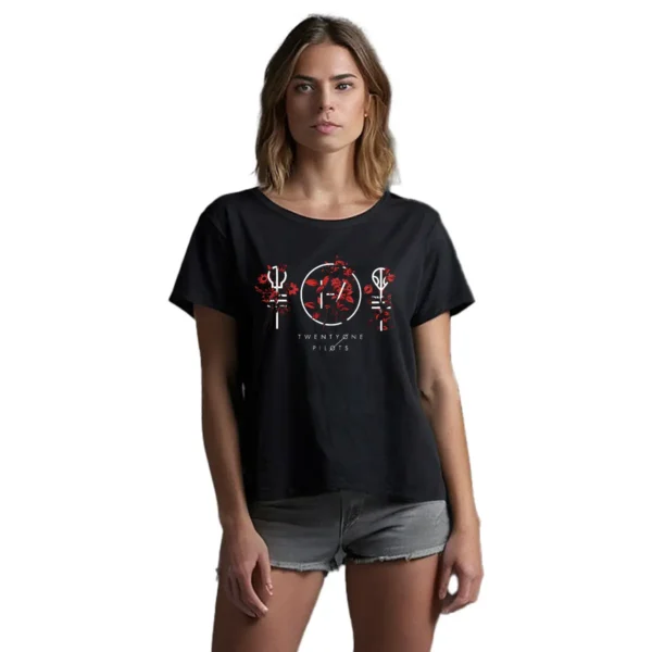 Playera Twenty One Pilots Rosas Mujer