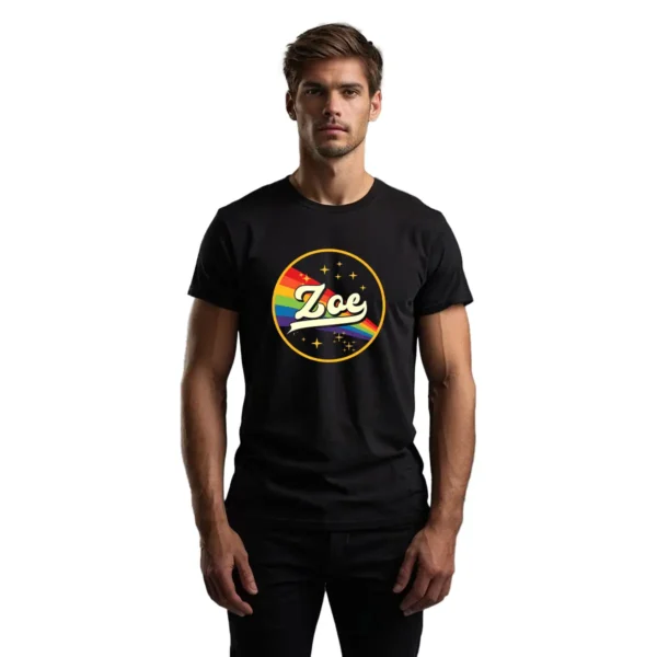 Playera ZOE Arcoiris Hombre