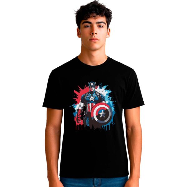 Playera Capitan America Hombre