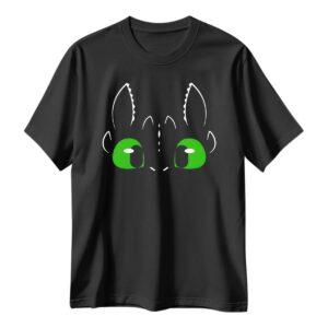 Playera Como entrenar a tu dragon Chimuelo Cara