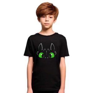 Playera Como entrenar a tu dragon Chimuelo Cara Niño