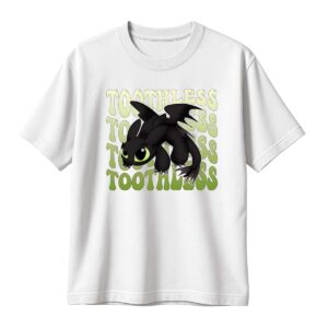 Playera Como entrenar a tu dragon Chimuelo Letras