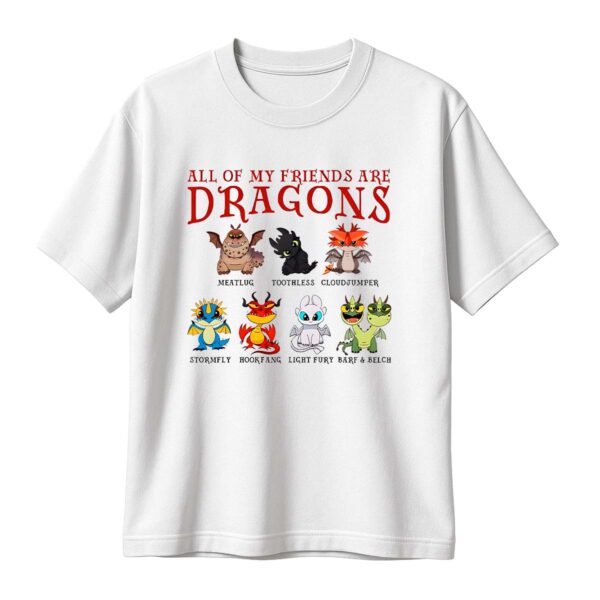 Playera Como entrenar a tu dragon Dragones
