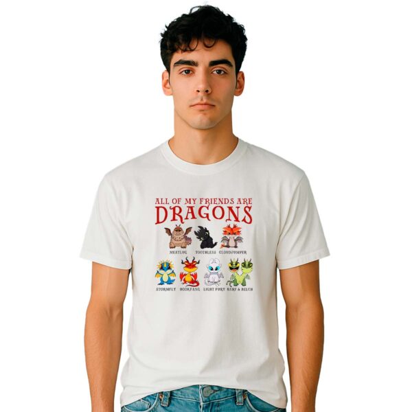 Playera Como entrenar a tu dragon Dragones Hombre