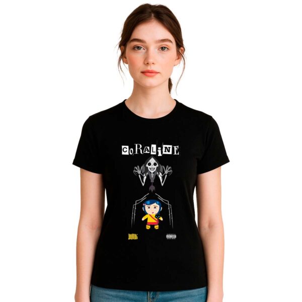 Playera Coraline Araña Mujer
