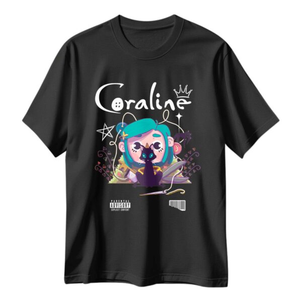Playera Coraline Gato