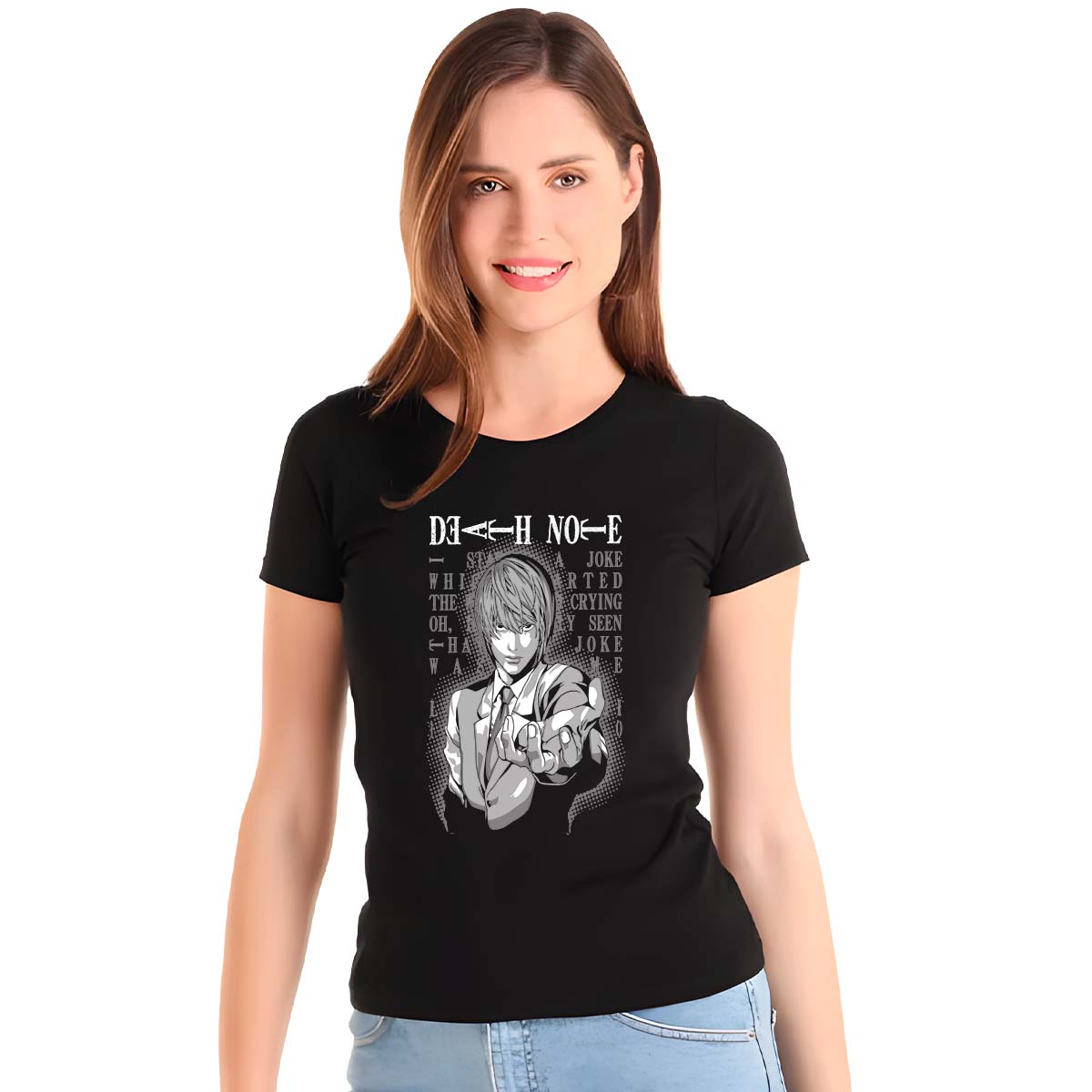 Playera Death Note Light Yagami Mujer