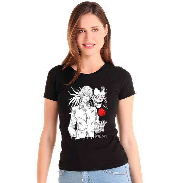 Playera Death Note Light y Ryuk Mujer