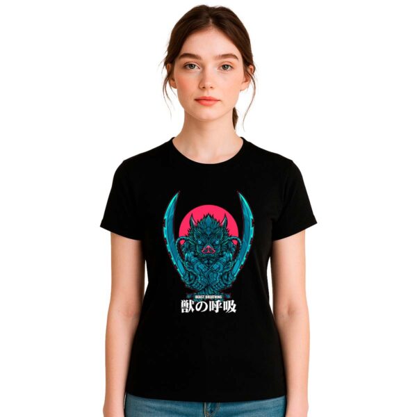 Playera Demon Slayer Inosuke Mujer