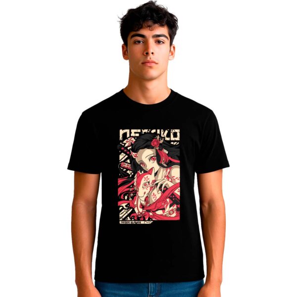 Playera Demon Slayer Nezuko Mascara Hombre