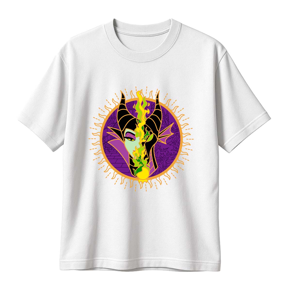 Playera Disney Malefica Caras