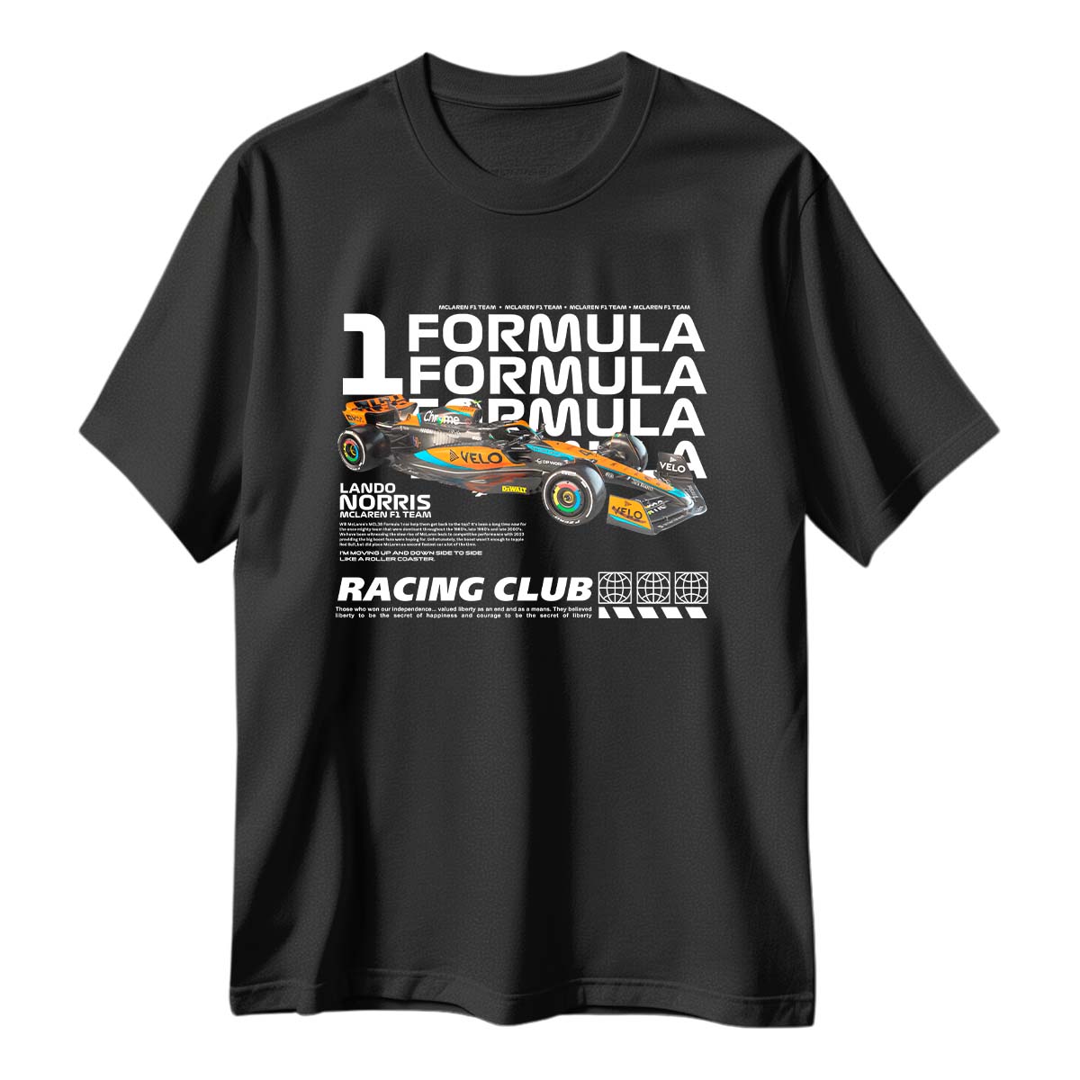 Playera Formula 1 Mclaren Norris Auto