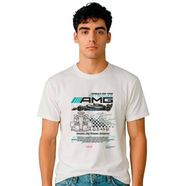 Playera F1 Mercedes Auto Hombre