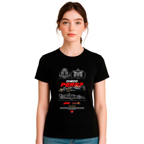 Playera F1 Red Bull Racing Auto Checo Mujer