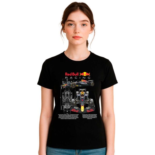 Playera F1 Red Bull Racing Auto Mujer