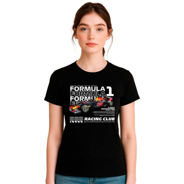 Playera F1 Verstappen Auto Mujer