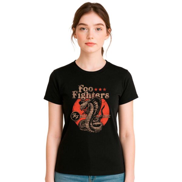 Playera Foo Fighters Cobra Mujer
