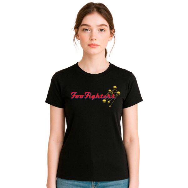 Playera Foo Fighters Molecules Mujer