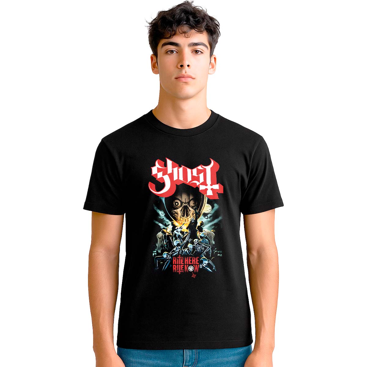 Playera Ghost Pelicula Hombre