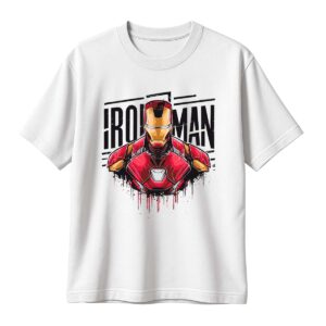 Playera Iron Man Letras