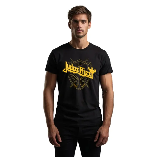Playera Judas Priest Invincible Shield Logo Hombre