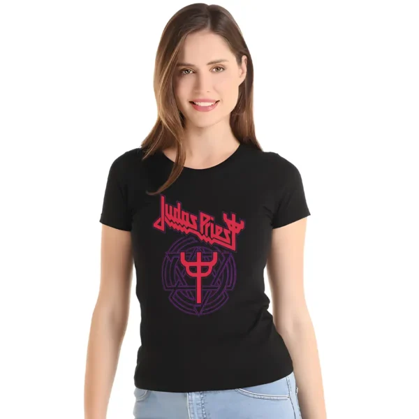 Playera Judas Priest Simbol Mujer